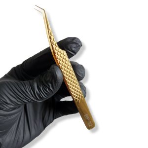 Pinza Volumen 3D Dorada