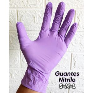 Guantes De Nitrilo Morado