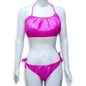 KIT BIKINI DESECHABLE ROSADO & NEGRO