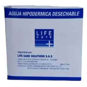 Agujas hipodérmicas 30G x 1/2″ / 21G x 1″ / 18G x 1 1/2″