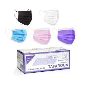 Tapabocas Elástico Caja x 50 Unidades