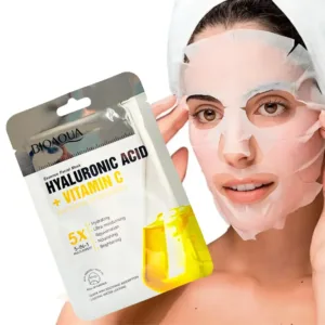 Mascarilla Bioaqua Ácido Hialurónico Y Vitamina C 5 En 1