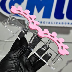 ORGANIZADOR DE PINZAS ACRILICO FORMA PESTAÑAS