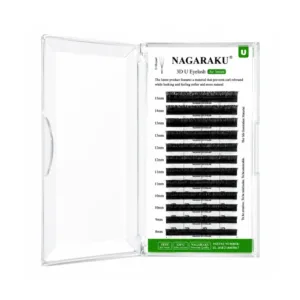 PESTAÑAS NAGARAKU 3D-U FIBRA TECNOLOGICA 8-15 MIX