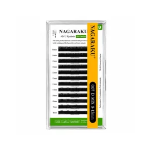 PESTAÑAS NAGARAKU 4D-U FIBRA TECNOLOGICA 8-15 MIX
